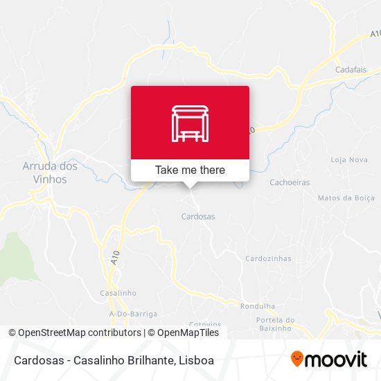 Cardosas - Casalinho Brilhante map