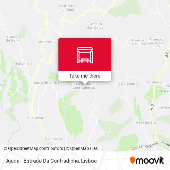 Ajuda - Estrada Da Contradinha map
