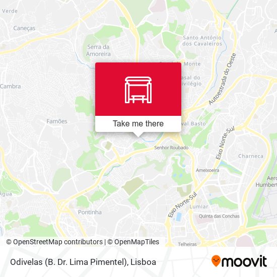 Odivelas (B. Dr. Lima Pimentel) map