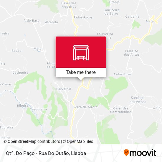 Qtª. Do Paço - Rua Do Outão mapa