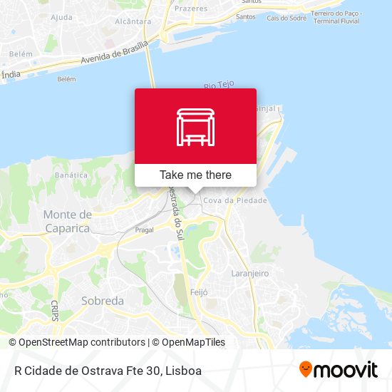 R Cidade de Ostrava Fte 30 mapa
