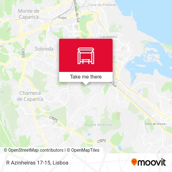 R Azinheiras 17-15 map