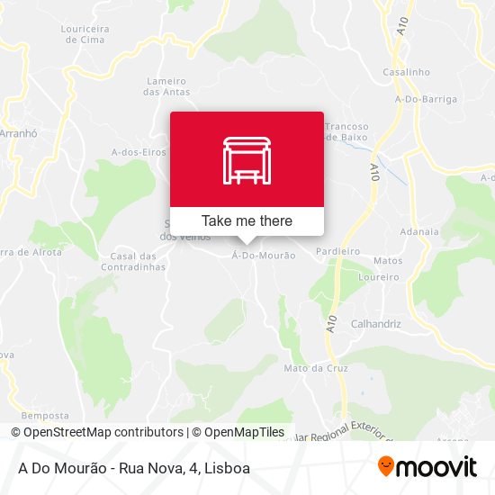 A Do Mourão - Rua Nova, 4 map