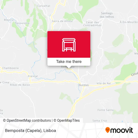 Bemposta (Capela) map