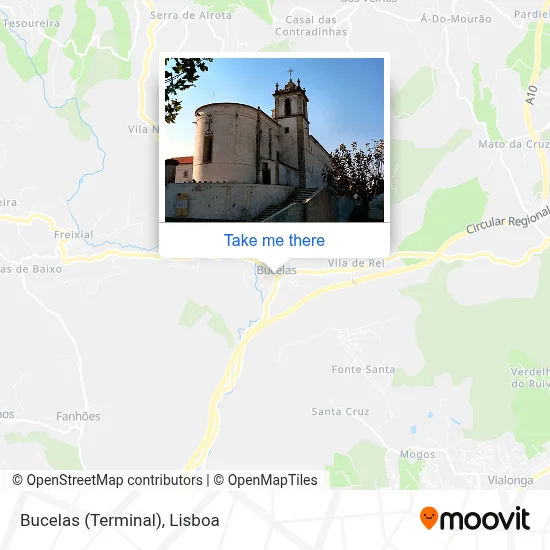 Bucelas (Terminal) map