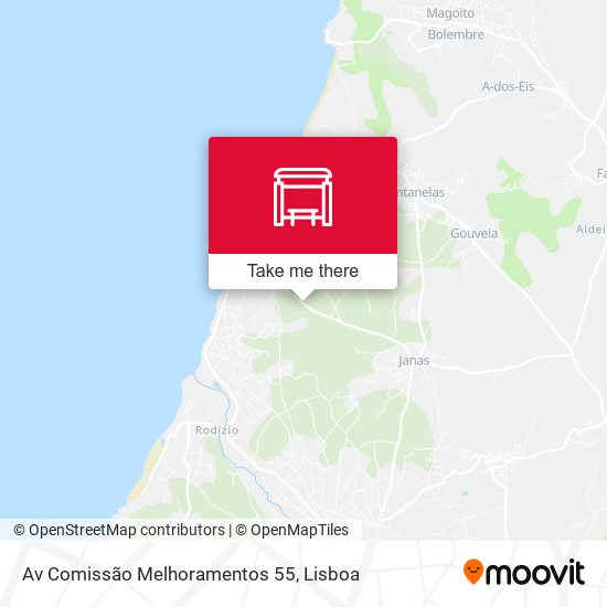 Av Comissão Melhoramentos 55 map