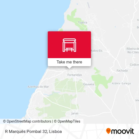 R Marquês Pombal 32 map