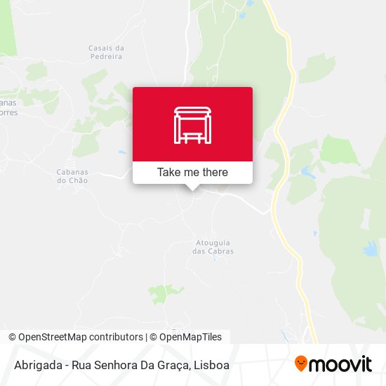 Abrigada - Rua Senhora Da Graça mapa