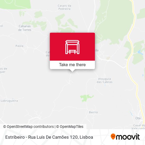 Estribeiro - Rua Luís De Camões 120 map