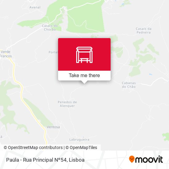Paúla - Rua Principal Nº54 mapa