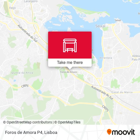 Foros de Amora P4 map