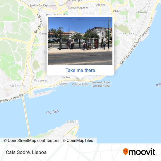 Cais Sodré map