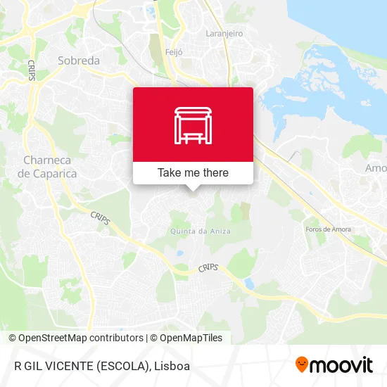 R GIL VICENTE (ESCOLA) map