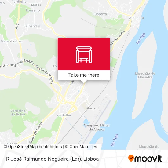 R José Raimundo Nogueira (Lar) map
