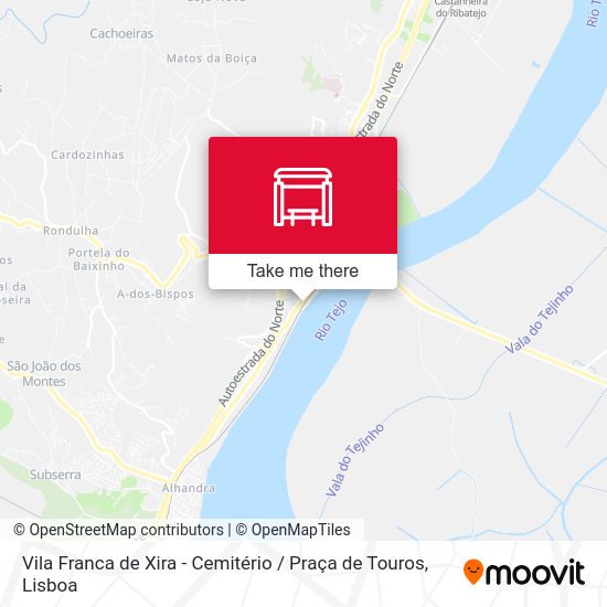 Vila Franca de Xira - Cemitério / Praça de Touros map