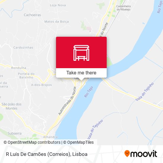 R Luís De Camões (Correios) mapa