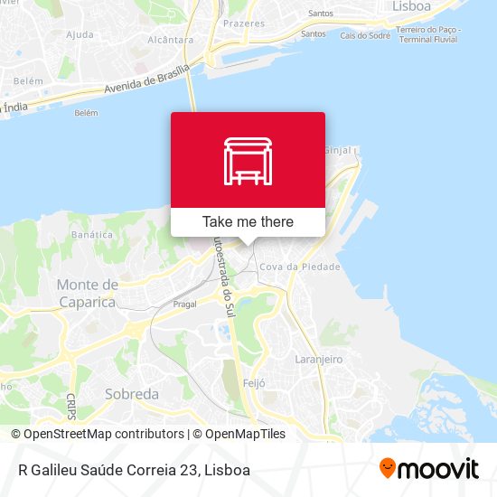 R Galileu Saúde Correia 23 mapa