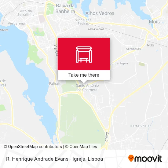 R. Henrique Andrade Evans - Igreja map