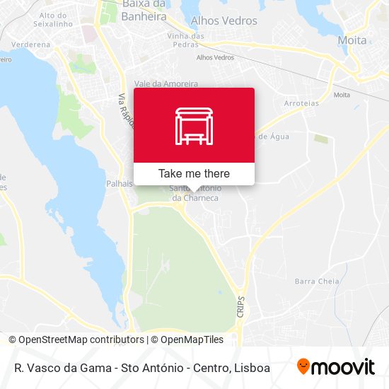 R. Vasco da Gama - Sto António - Centro map