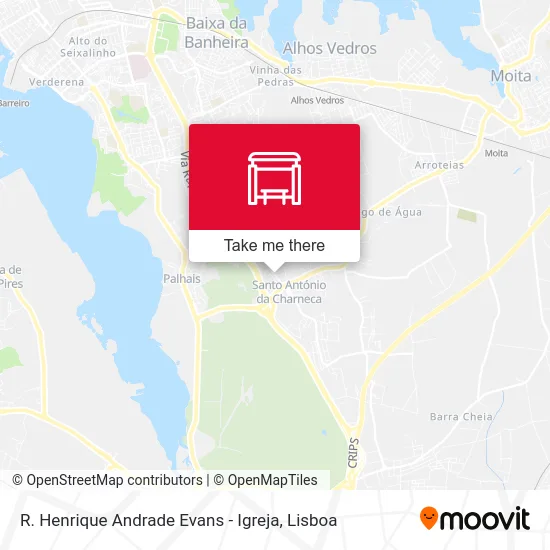 R. Henrique Andrade Evans - Igreja map