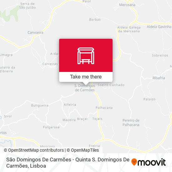 São Domingos De Carmões - Quinta S. Domingos De Carmões map