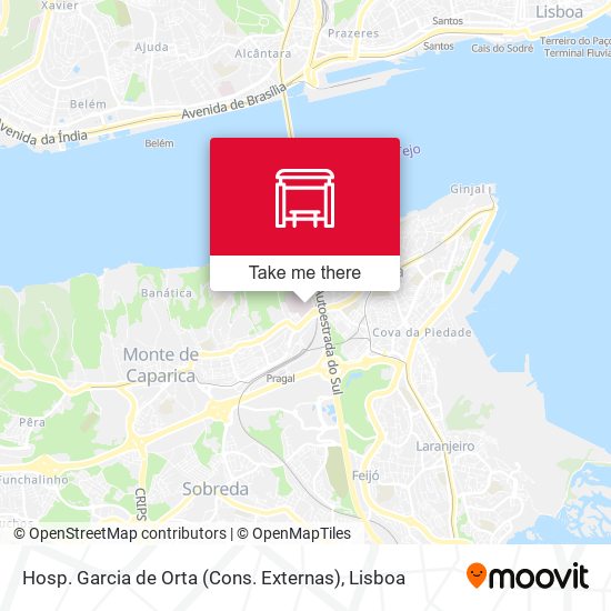 Hosp. Garcia de Orta (Cons. Externas) map