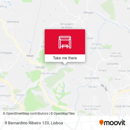 R Bernardino Ribeiro 120 map