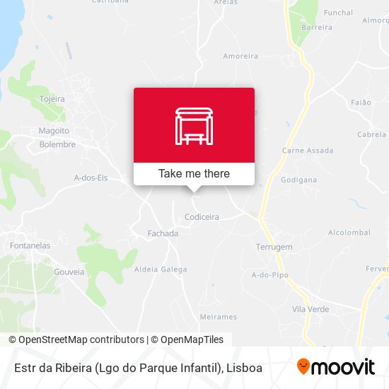 Estr da Ribeira (Lgo do Parque Infantil) mapa