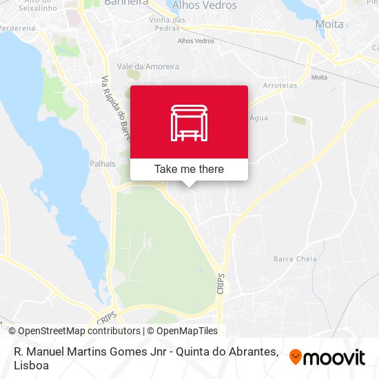 R. Manuel Martins Gomes Jnr - Quinta do Abrantes map