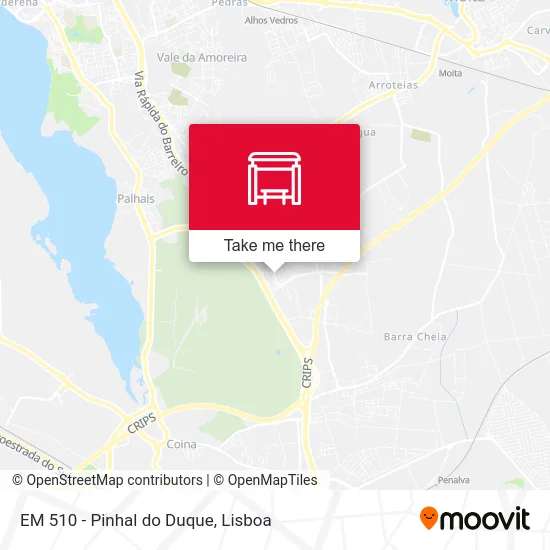 EM 510 - Pinhal do Duque map