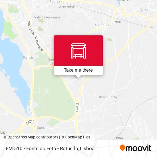 EM 510 - Fonte do Feto - Rotunda map