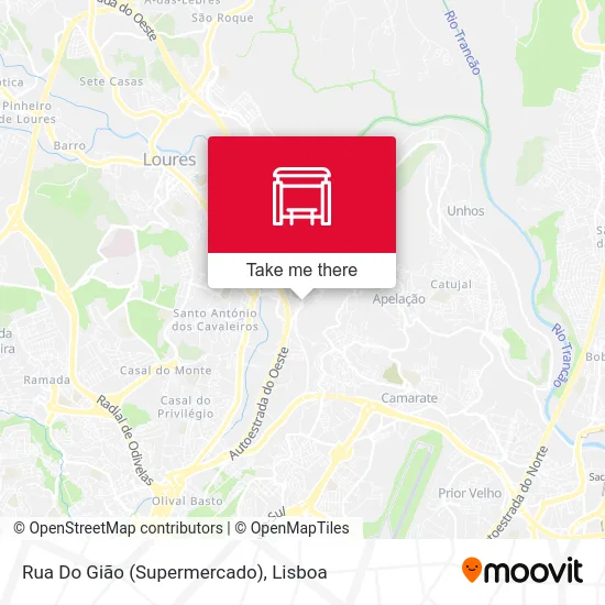 Rua Do Gião (Supermercado) map