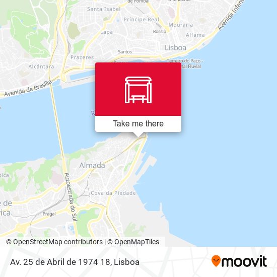 Av. 25 de Abril de 1974 18 mapa