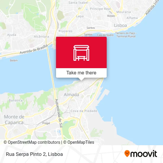 Rua Serpa Pinto 2 map