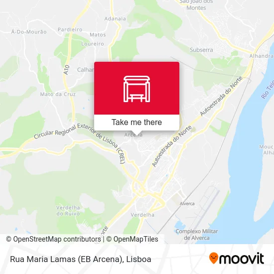 Rua Maria Lamas (EB Arcena) map