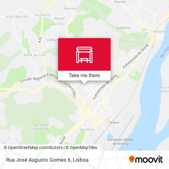 Rua José Augusto Gomes 6 map