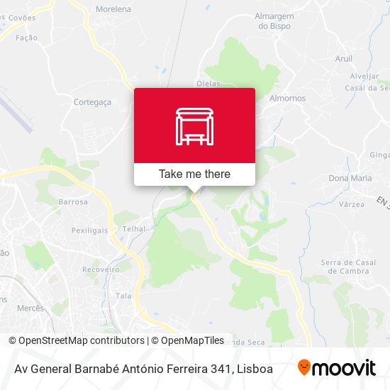 Av General Barnabé António Ferreira 341 map