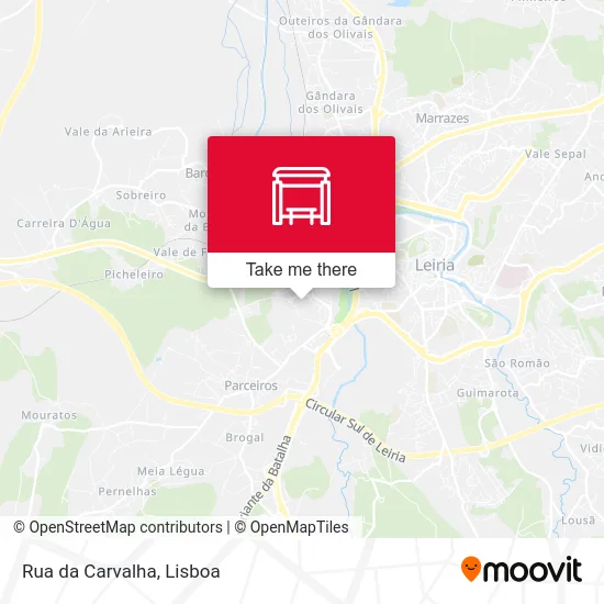 Rua da Carvalha map