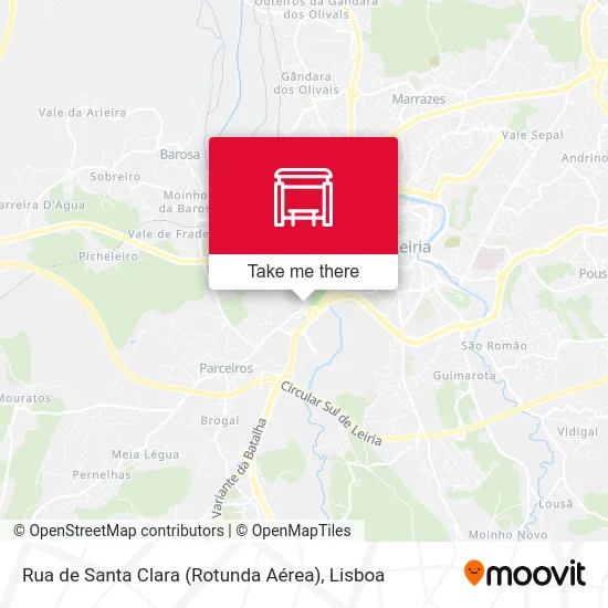 Rua de Santa Clara (Rotunda Aérea) map