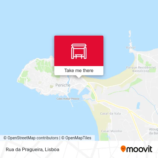 Rua da Pragueira map