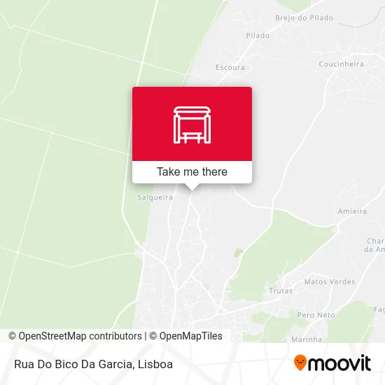 Rua Do Bico Da Garcia map