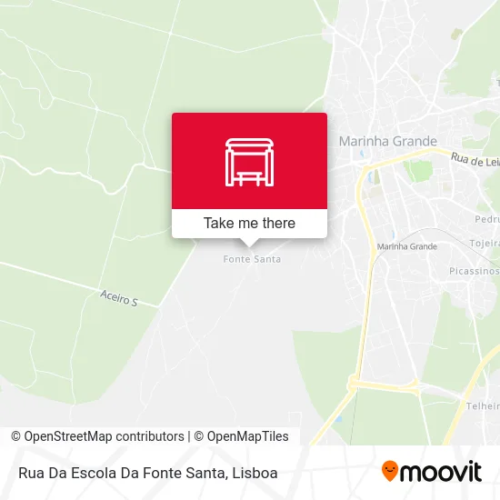 Rua Da Escola Da Fonte Santa map