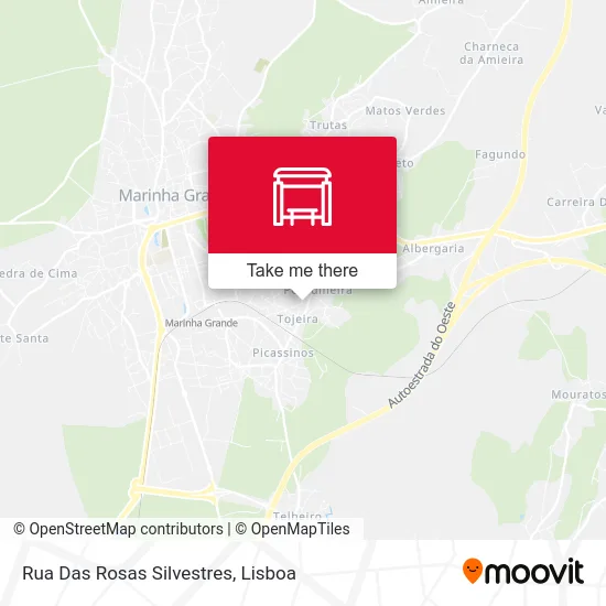 Rua Das Rosas Silvestres map