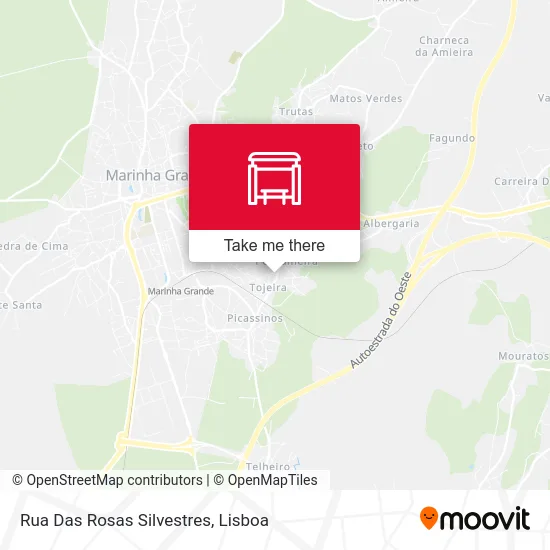 Rua Das Rosas Silvestres map