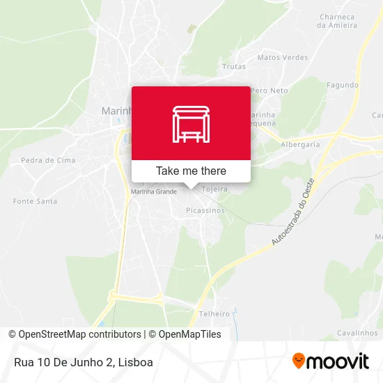 Rua 10 De Junho 2 map