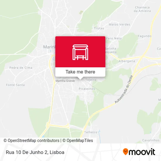 Rua 10 De Junho 2 map