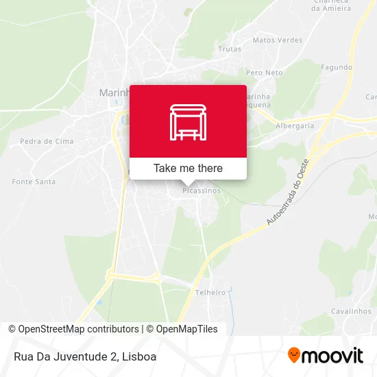 Rua Da Juventude 2 map