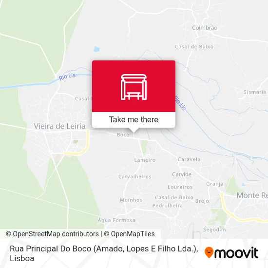 Rua Principal Do Boco (Amado, Lopes E Filho Lda.) map