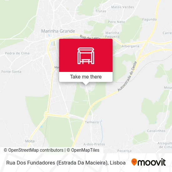 Rua Dos Fundadores (Estrada Da Macieira) map