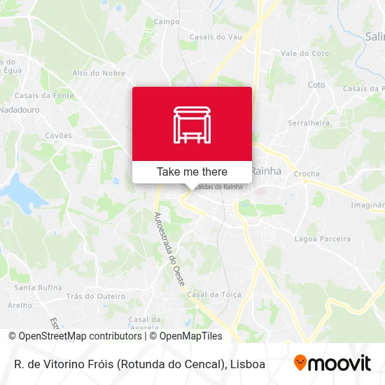 R. de Vitorino Fróis (Rotunda do Cencal) map